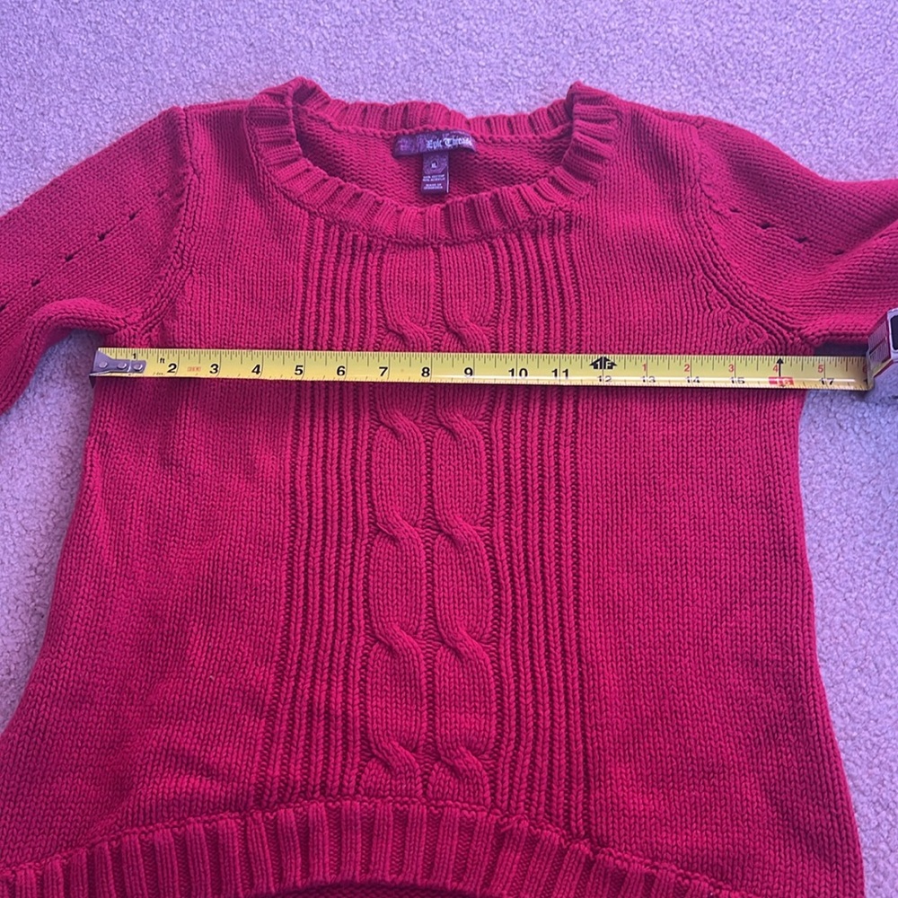 Epic Threads Red Sweater Size XL - Picture 6 of 7